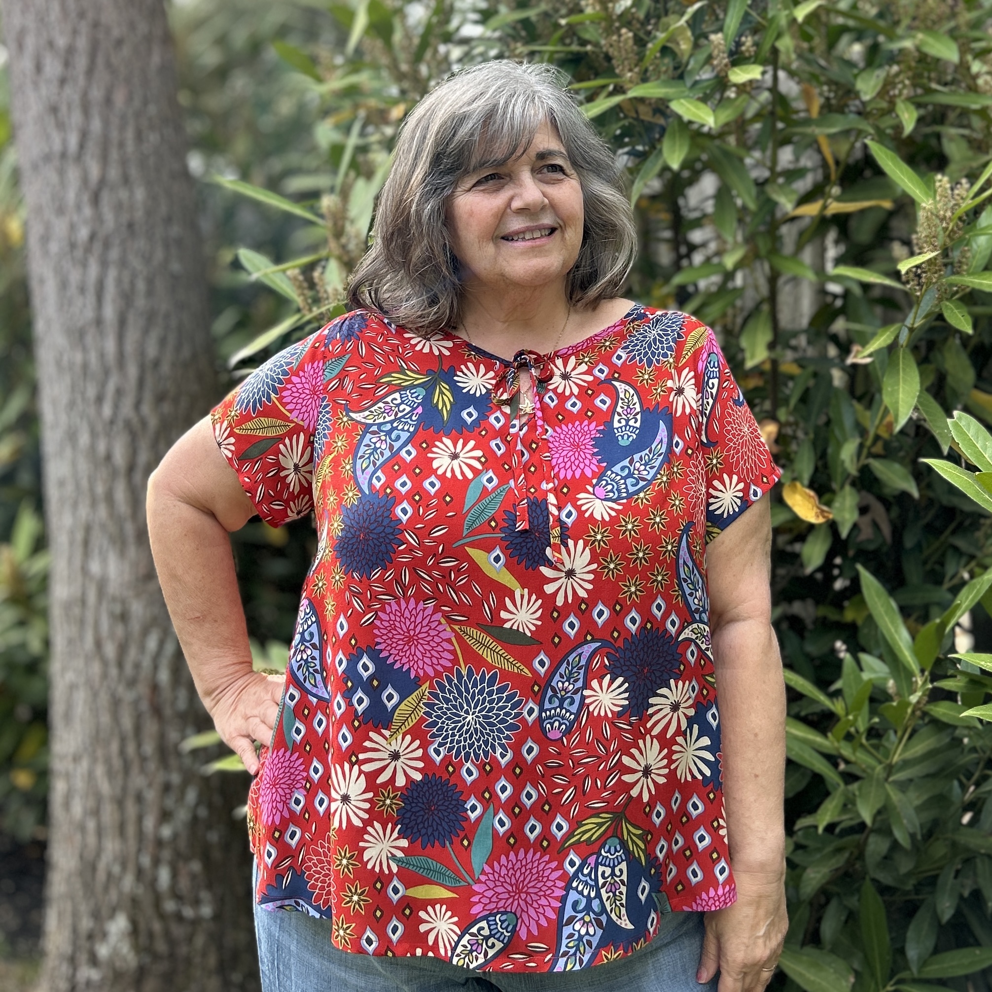 ス*ロ様 CLANE SHIRRING DESIGN BLOUSE MIX クラネ CLANE SHIRRING DESIGN BLOUSE （MIX） -ファッション通販