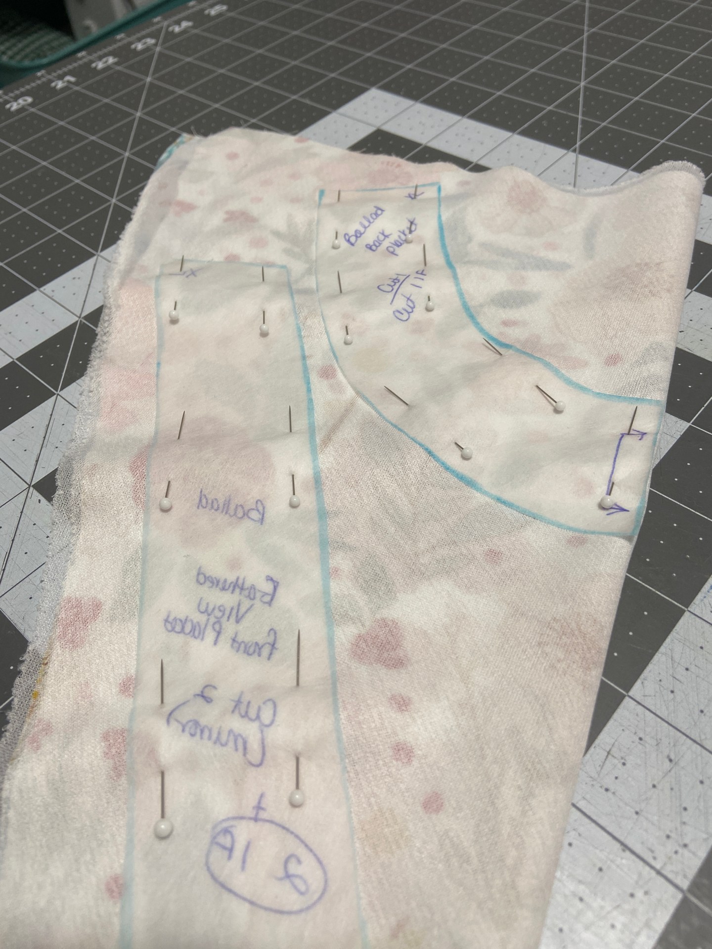 The Ballad Blouse and Block Fusing